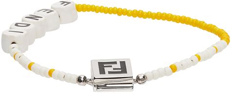 fendi bead bracelet|Fendi bracelet women.